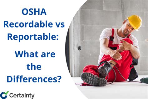 osha recordable vs non recordable.